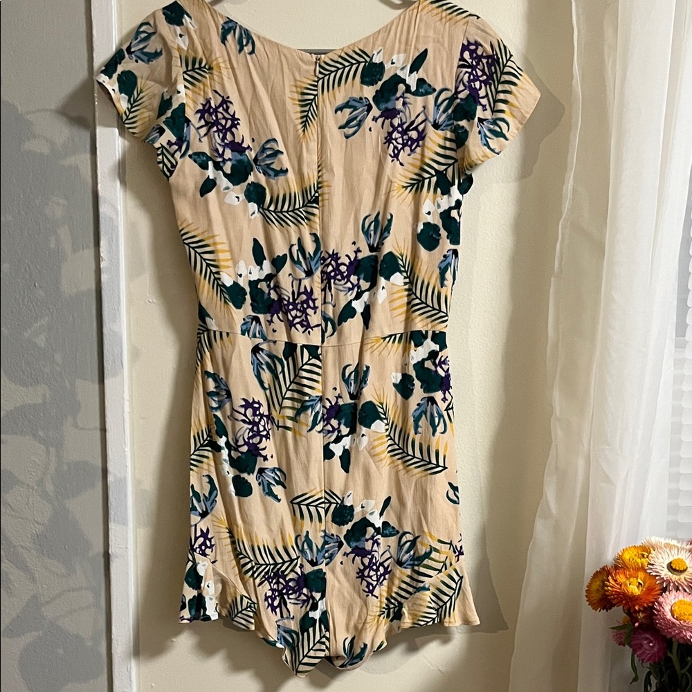 For Love And Lemons Textured Cream Romper - Picture 4 of 6